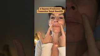 ▶️ 2 façons de lisser les sillons nasogeniens ! #faceyoga #antiaging #facegym  #facechallenge