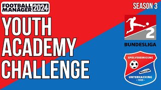 The DEVELOPMENT IS INSANE In The YOUTH ACADEMY ONLY Challenge Season 3 | Football Manager 2024