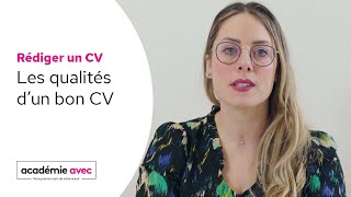 Les 7 qualités d'un bon CV - 4/10