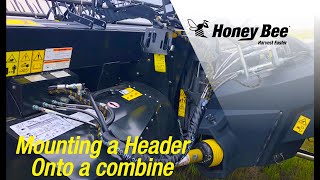 Mounting the Header Onto A Combine | Service |  AirFLEX \u0026 AirFLEX SDX