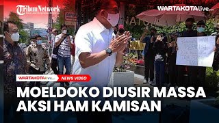 Momen Saat Moeldoko Diusir Peserta Aksi HAM Kamisan