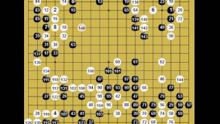 囲碁棋譜再現　第39期棋聖戦Aリーグ　黒：羽根直樹　vs 白：河野臨