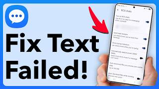 How To Fix Failed To Send Text Messages In Android