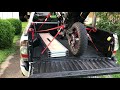 harbor freight tri fold aluminum atv ramp modified for solo motorcycle loading 90018