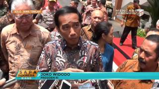 Jokowi Resmikan Pasar Klewer Solo