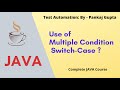 17 Understanding Switch Case for Multiple Statements coverage
