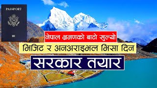 अब विदेशी पर्यटकले नेपाल भ्रमणको भिसा पाउने तर यी शर्त पूरा गर्नुपर्ने | Sagarmatha Report