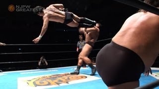 NJPW GREATEST MOMENTS NAKANISHI\u0026NAGATA vs CHOSYU\u0026OKADA