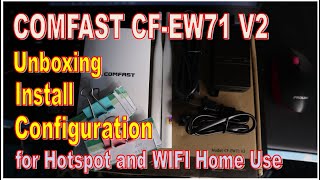 Comfast CF-EW71 V2 Unboxing, Install and Configuration (Tagalog) I Hotspot and Wifi Home Use (AP)