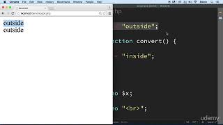 4 Global Variable & Scope - CUSTOM FUNCTION - PHP FOR BEGINNERS - BECOME A PHP MASTER - CMS PROJECT