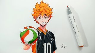 Drawing Hinata Shoyo - Haikyuu