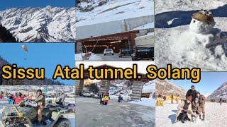 3rd day ||Sissu.Atal tunnel.Solang||Family trip with two kids in January||#travel #Kz vlogs