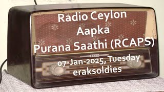 Radio Ceylon 07-01-2025~Tuesday~02 Film Sangeet - Part-A-