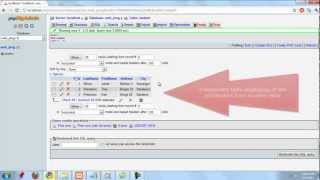 basic sql query in selecting data using phpMyAdmin