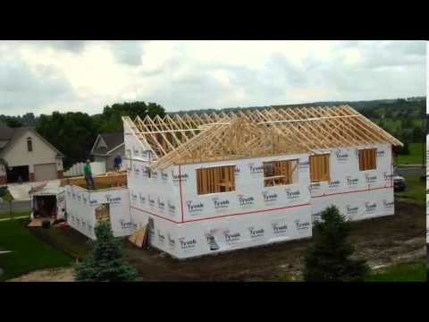 Complete Residential Home Build Time Lapse - YouTube