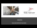 Table Partitioning in Sql server