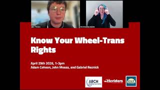Know Your Wheel-Trans Rights | Webinar Recording