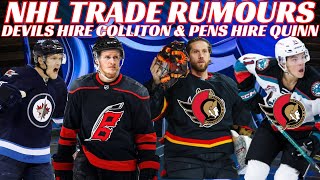 NHL Trade Rumours - Sens, Flames, SJ, Guentzel to Canucks? Ehlers to Isles? NJ & Pens Hire Coaches