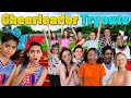 Cheerleader Tryouts - Funny Skit Collab : Nickelodeon, Disney Channel, TikTok, Brat | GEM Sisters