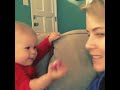 linsey godfrey alias caroline spencer with her baby aleda ❤️