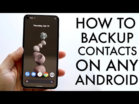 How to Backup Contacts on Android [Tutorial]