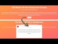 HTML CSS and JS Blur Modal Background || Popup with Blur Background Coding With Hammad