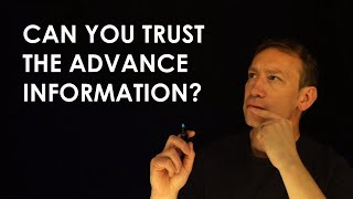 Revising the Advance Information Isn't Enough!