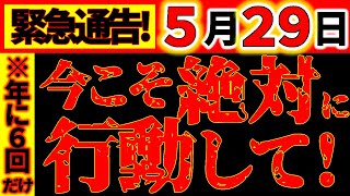 【緊急警報⚠️】5月29日 二極化が激化する前に行動して！人生が大きく分岐します。《巳の日×天一天上》