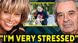 Tina Turner's Husband Erwin Bach Lays Roses At Memorial First Time Since Death
