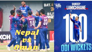 Nepal vs Oman Cricket Highlights | Record-breaking Total in ACC Premier Cup 2023