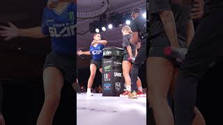 Paige VanZant gets the unanimous decision victory 👀 #powerslap12