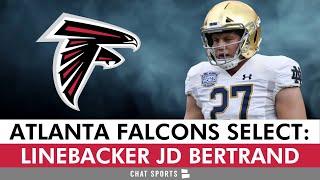 Falcons Draft Linebacker JD Bertrand From Notre Dame In Round 5 Of 2024 NFL Draft | Falcons News