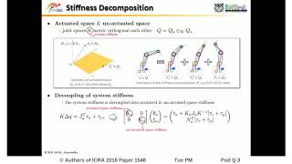 Stiffness Decomposition and Design Optimization of Under-Actuated Tendon-Driven Robotic Systems