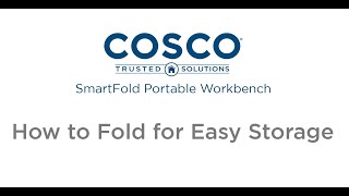 COSCO Folding Workbench- How to Fold