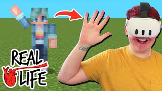 This is WEIRD! - Minecraft Real Life SMP