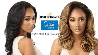 Outre Half Wig (NEESHA H305) - Hair to Beauty New Hair😀