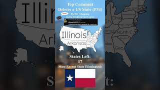 Top Comment Deletes a US State (P34) #mapping #shorts #idkwhattoputhere