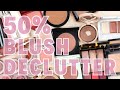 Decluttering way more of my blushes than I expected to