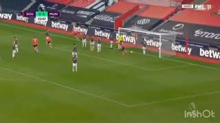 Both of Southampton goals against Man united 29/11/20 | Southampton 2 - 0 Manchester United