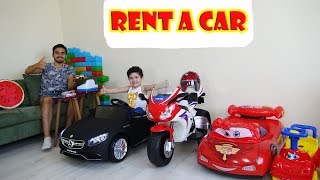 Araç Kiralama Ofisi Kurduk Oynadık | Yusuf Pretend Play with Toy Cars