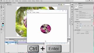 Transition effect with mask -18- Adobe flash Animation