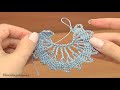 crochet bruges lace heart part 1 of 2