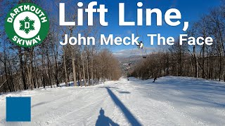 Dartmouth Skiway - Lift Line to Lower John Meck to The Face