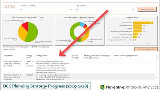 Planning Strategies Dashboard