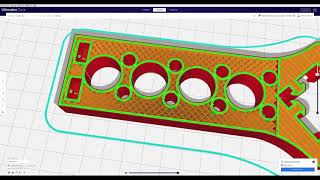 Different infill density in cura