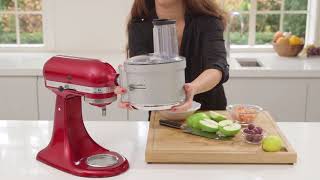 KitchenAid Food Processor Aufsatz Anwendung 5KSM2FPA