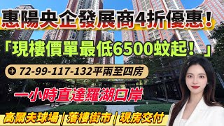 惠陽一線臨深央企大盤4折清貨 | 保利陽光城 | 價單6500起 | 72-132兩至三房 | 現樓交付 | 一小時直達羅湖口岸 | 戶戶朝南視野開闊 | 近深圳沙田地鐵站 #惠州房產 #大灣區樓盤