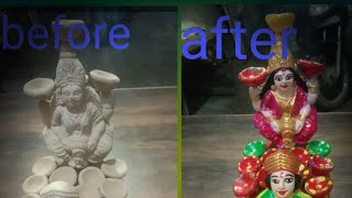 Mata  Mahalaxmi  makeover #Mata  Gajlaxmi  sringar #