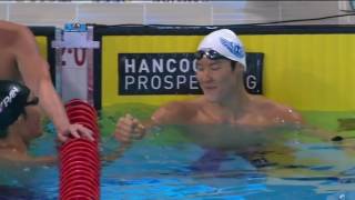 Men's 400m Freestyle FINAL Pan Pacs 2014 (English Commentary)