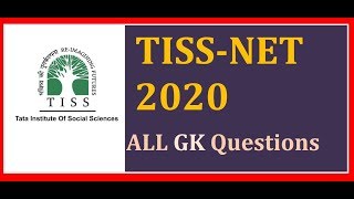 TISS NET 2020 | ALL GK QUESTIONS with Explanation | Cut-off